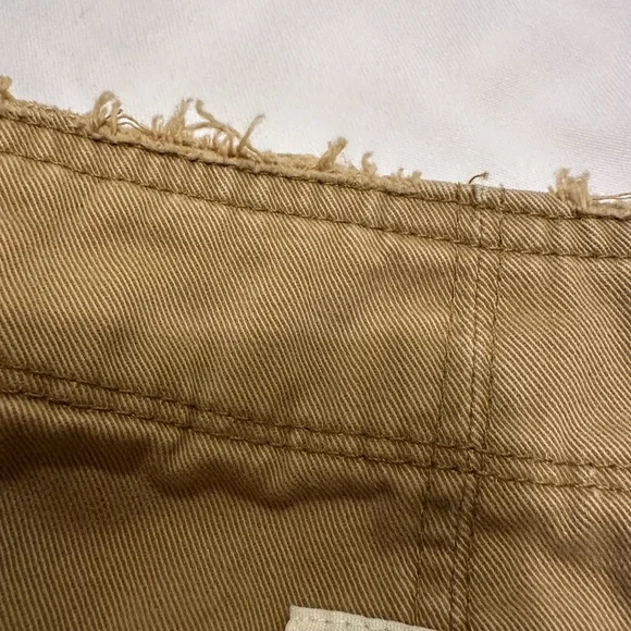 Mens  34X30 Gap Khakis Y2K  Loose Boot Fit Industrial Standard NWT Distressed - Picture 6 of 9